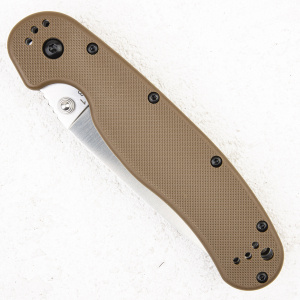 Нож Ontario Rat 1, AUS-8, Satin, Brown Nylon, 8848CB Нож Ontario Rat 1, AUS-8, Satin, Brown Nylon, 8848CB