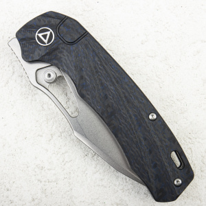 Нож QSP Hornbill, S35VN, Blue Carbon Fiber - складной туристические ножи из стали Нож QSP Hornbill, S35VN, Blue Carbon Fiber - складной туристические ножи из стали