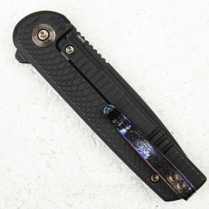 Нож WE Knife Charith, CPM 20CV, Ripple Patterned Black Titanium. LIMITED EDITION - складной туристические ножи из стали Нож WE Knife Charith, CPM 20CV, Ripple Patterned Black Titanium. LIMITED EDITION - складной туристические ножи из стали