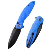 Нож Remette Cool Whale, Blackwashed 14C28N, CNC G10 Blue Handle, RTCL-GN6