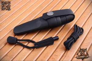 Нож Morakniv Eldris, Шнурок, Огниво, Черный - купить в интернет-магазине Blademan