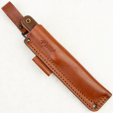 Нож Южный Крест Кефарт, VG10, Конвекс, Микарта Койот, Насечка