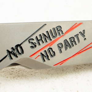Mr.Blade Keeper NO SHNUR NO PARTY, M390, Titanium Metallic Mr.Blade Keeper NO SHNUR NO PARTY, M390, Titanium Metallic