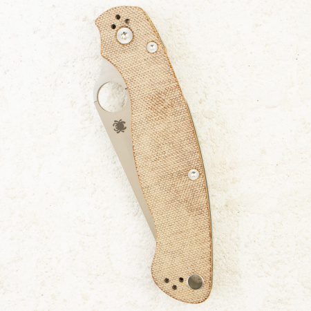 Нож Spyderco Military 2, CPM Cru-Wear, Canvas Micarta Brown, C36MPCW2 Нож Spyderco Military 2, CPM Cru-Wear, Canvas Micarta Brown, C36MPCW2