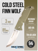 Нож Cold Steel Finn Wolf, AUS-8A, Grivory OD Green, CS20NPFZ/NPF