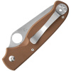 Нож Spyderco ButtonUp, коричневая G10, C275GPBN
