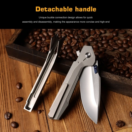 Нож Remette WK1, M390, Titanium Gray Handle, WK1-D Нож Remette WK1, M390, Titanium Gray Handle, WK1-D - купить в интернет-магазине Blademan