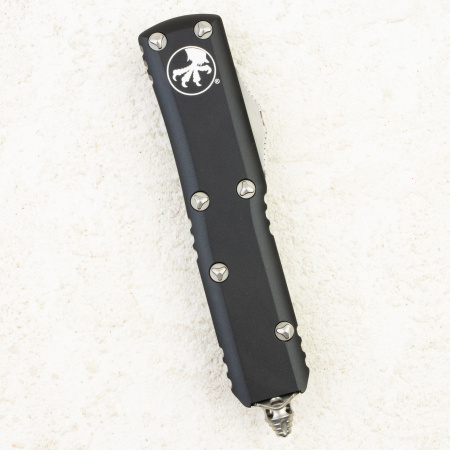 Нож Microtech UTX-85 Tanto, Satin, M390, Aluminium Black, 233-4 Нож Microtech UTX-85 Tanto, Satin, M390, Aluminium Black, 233-4