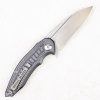 Нож Brous Blades Bionic Flipper, D2 Satin, Aluminium Silver, BRB49