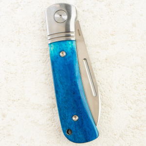 Нож QSP Hedgehog Spearpoint, Satin 14C28N, Bone Blue, QS142SP-D Нож QSP Hedgehog Spearpoint, Satin 14C28N, Bone Blue, QS142SP-D