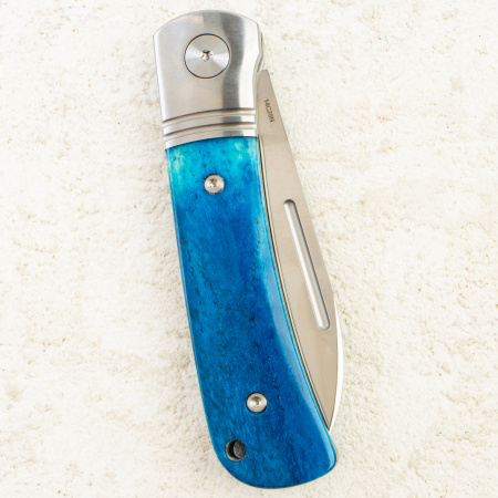 Нож QSP Hedgehog Spearpoint, Satin 14C28N, Bone Blue, QS142SP-D Нож QSP Hedgehog Spearpoint, Satin 14C28N, Bone Blue, QS142SP-D
