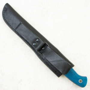 Нож Южный Крест Meat Master, Elmax, Micarta Кобальт, Насечка, 241