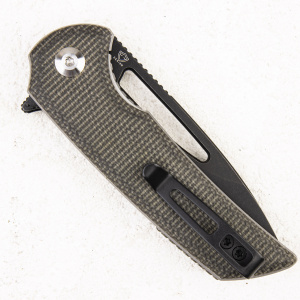 Нож CIVIVI Odium, D2 Black, Micarta Dark Green, C2010G - складной туристические ножи из стали Нож CIVIVI Odium, D2 Black, Micarta Dark Green, C2010G - складной туристические ножи из стали