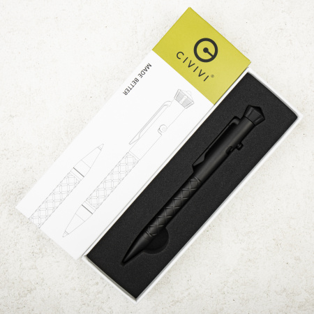 Тактическая ручка CIVIVI Coronet, Black, CP-02B