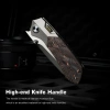 Нож Remette Meteor, M390, Titanium/Carbon Black/Orange Handle, RTPT-D