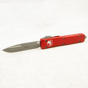 Нож Microtech Ultratech, Apocalyptic, M390, Aluminum Red, 121-10 APRD Нож Microtech Ultratech, Apocalyptic, M390, Aluminum Red, 121-10 APRD