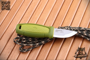Нож Morakniv Eldris, Шнурок, Огниво, Зеленый - купить в интернет-магазине Blademan