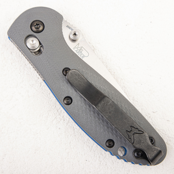 Нож Benchmade Mini-Griptilian 556-1, CPM-20CV, Blue Class