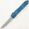 Нож Hogue Counterstrike Auto, CPM 20CV, Aluminum/G-Mascus Black/Blue, 34873