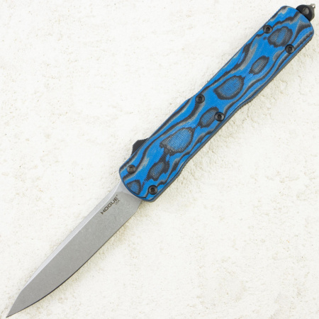 Нож Hogue Counterstrike Auto, CPM 20CV, Aluminum/G-Mascus Black/Blue, 34873