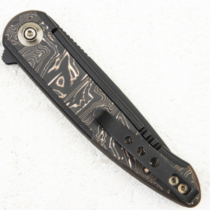 Нож WE Knife Smooth Sentinel, 20CV, Titanium/Carbon+Copper Foil - складной туристические ножи из стали Нож WE Knife Smooth Sentinel, 20CV, Titanium/Carbon+Copper Foil - складной туристические ножи из стали