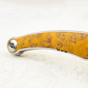 Нож QSP Dolphin, Mirror 14C28N, Stabilized Wood Handle, QS161-B Нож QSP Dolphin, Mirror 14C28N, Stabilized Wood Handle, QS161-B
