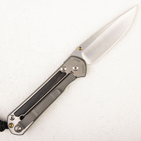 Нож Chris Reeve Small Sebenza 21 Gabon Ebony Inlay - складной туристические ножи из стали
