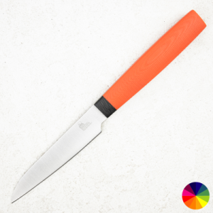 Нож овощной OWL P100 F, N690 Cryo, G10 Orange