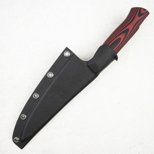 Нож минишеф OWL S160 F, N690 Cryo, G10 Black/Red + Ножны Kydex - купить в интернет-магазине Blademan