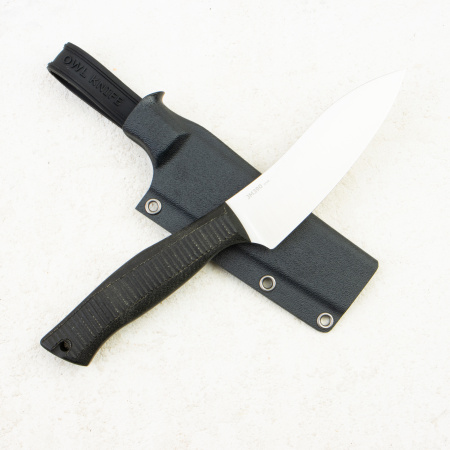 Нож OWL Canadian F, JM390 Cryo, Micarta Black, Kydex