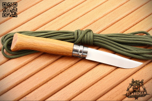 Нож Opinel №8, Нержавеющая сталь, Дуб, Гравировка кабан - складной туристические ножи из стали