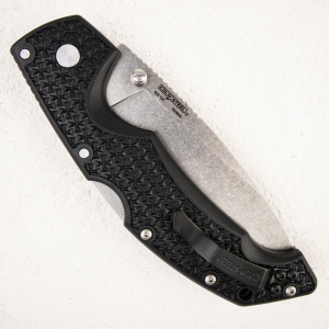 Нож Cold Steel Voyager Large, AUS-10A, Griv-Ex Black, CS29AB - складной туристические ножи из стали