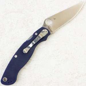 Нож Spyderco Military 2, CPM S110V, G10 Dark Blue Handle, C36GPDBL2 Нож Spyderco Military 2, CPM S110V, G10 Dark Blue Handle, C36GPDBL2