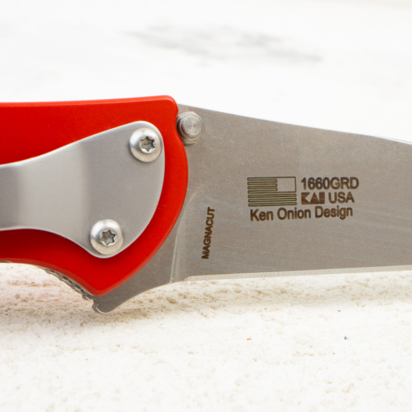 Нож Kershaw Leek, CPM MagnaCut, Red Aluminium Handle, 1660GRD