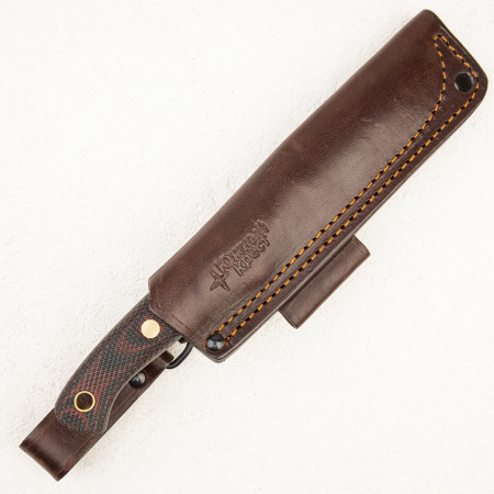 Нож Южный Крест Шершень, D2, Kонвекс, Микарта красно-черная, насечка - купить в интернет-магазине Blademan