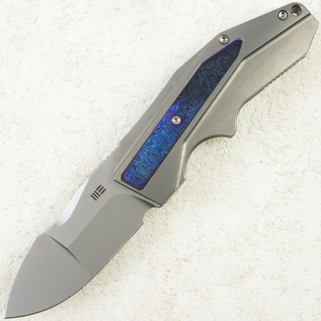 Нож WE Knife Coral, Bead Blasted, CPM 20CV, Titanium Gray/Timascus Handle, WE24044-4
