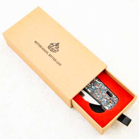 Нож QSP Penguin PLUS, 20CV, Carbon Fiber / Titanium QS130XL-G1