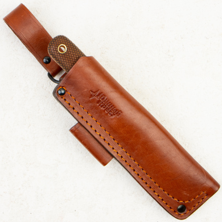 Нож Южный Крест Кефарт mini, VG10, Конвекс, Микарта Койот, Насечка