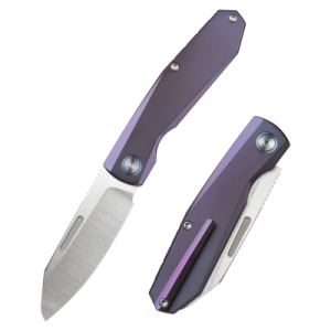 Нож Remette Squirrel, M390, Titanium Blue Handle, RTDP-C