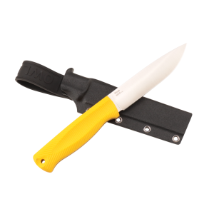 Нож OWL Otus F, N690 Cryo, G10 Yellow, Kydex