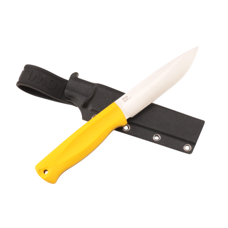 Нож OWL Otus F, N690 Cryo, G10 Yellow, Kydex