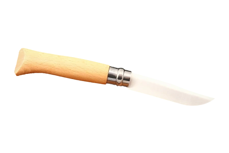 Нож Opinel №8 Hiking — обратная сторона раскрытого ножа