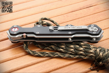 Mr.Blade Ferat, D2 Stonewash, Black G10 - купить в интернет-магазине Blademan