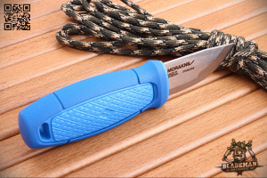 Нож Morakniv Eldris, Шнурок, Огниво, Синий - купить в интернет-магазине Blademan