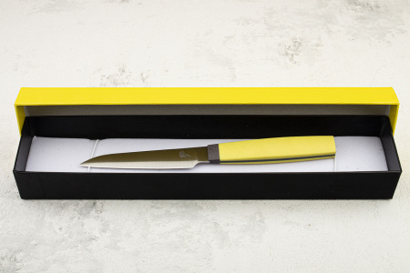 Нож овощной OWL P100 F, Elmax Cryo, Микарта Lemon - купить в интернет-магазине Blademan