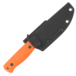 Нож HOT Knife Hoot, Cerakote OD Green, D2, G10 Orange Handle, Kydex