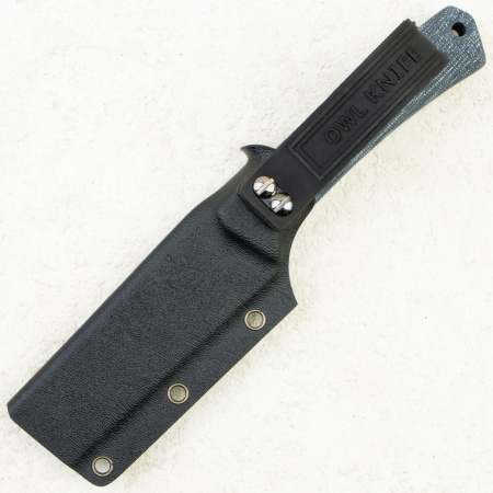 Нож OWL Barn XS F, N690 Cryo, Micarta Jeans Gray, Kydex