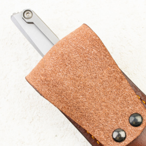 Чехол Кожаный N.C. Custom для Складного Ножа, Коричневый, NCC075