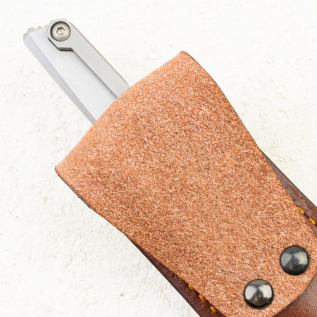 Чехол Кожаный N.C. Custom для Складного Ножа, Коричневый, NCC075