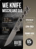Нож WE Knife Miscreant 3.0, 20CV, 6AL4V Titanium, 2101A